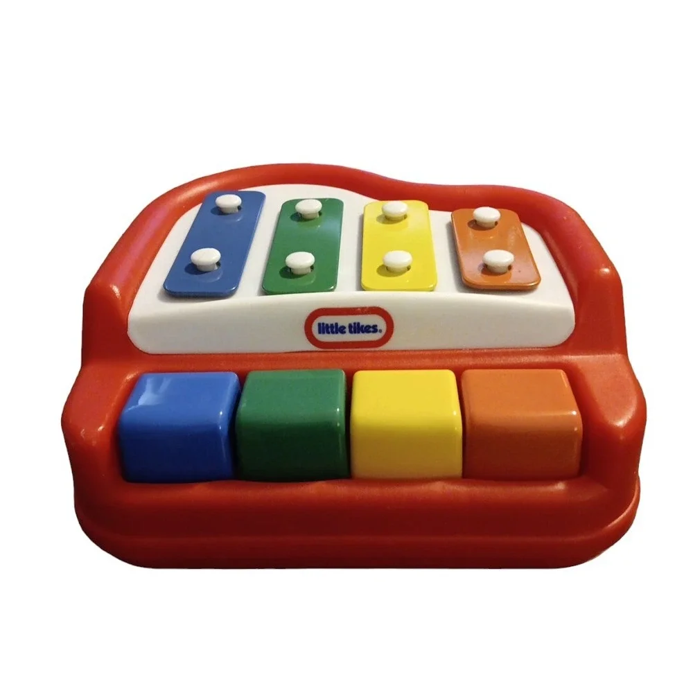 Little Tikes Red Tap A Tune Piano Xylophone Toddler Musical Vintage Toy EUC READ